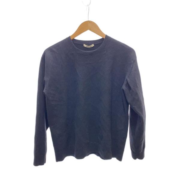 AURALEE◆ニット・セーター(薄手)/5/ウール/BLK/A23AP01PD