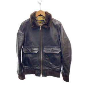 Supreme◆レザージャケット・ブルゾン/S/レザー/BRW/無地//