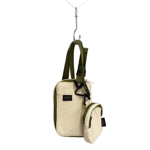 PENDLETON◆MULTI NECK POUCHI/ショルダーバッグ/ナイロン/CRM/無地/P...