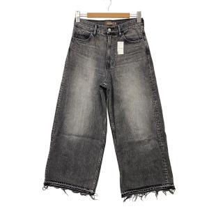 MASU◆25SS/MASU BOYS BAGGY JEANS/ボトム/46/コットン/BLK/無地/B25K6PT005//
