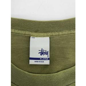 STUSSY◆Tシャツ/XL/コットン/GRN//の詳細画像2