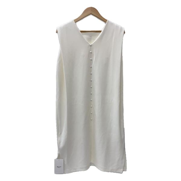 AMERI◆ノースリーブワンピース/M/レーヨン/WHT/02010530871/AURORA LA...