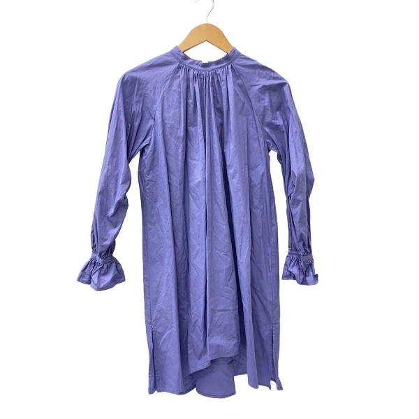 AMERI◆長袖ワンピース/FREE/コットン/PUP/無地