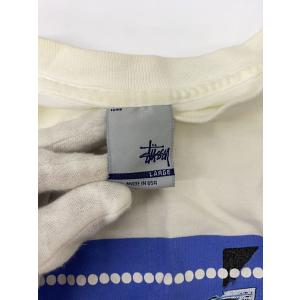 STUSSY◆Tシャツ/L/コットン/WHT/...の詳細画像2