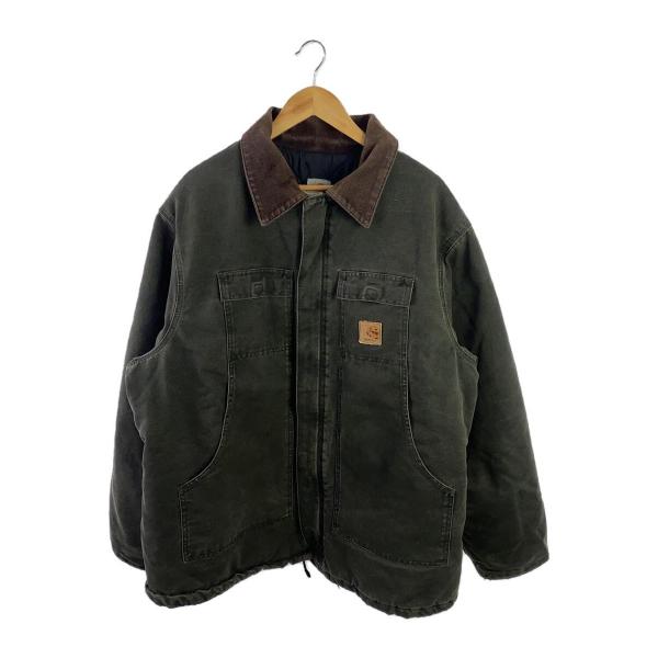 Carhartt◆USA製/ダック地/デトロイトジャケット/ジャケット/XXL/コットン/KHK/無...