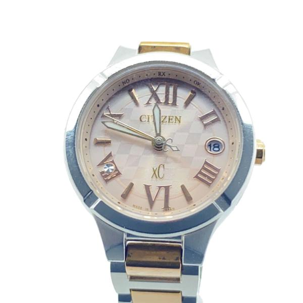 CITIZEN◆クォーツ腕時計/アナログ/ステンレス/PNK/H058-TO20