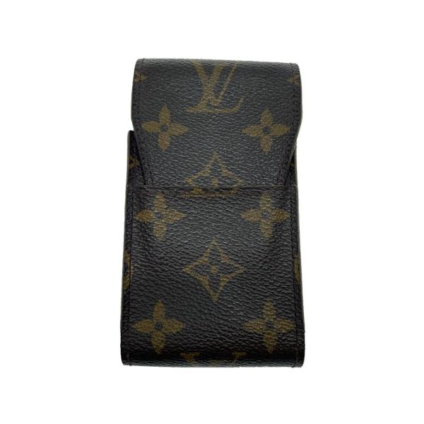 LOUIS VUITTON◆エテュイ・シガレット_モノグラム・キャンバス_BRW/PVC/BRW/総...