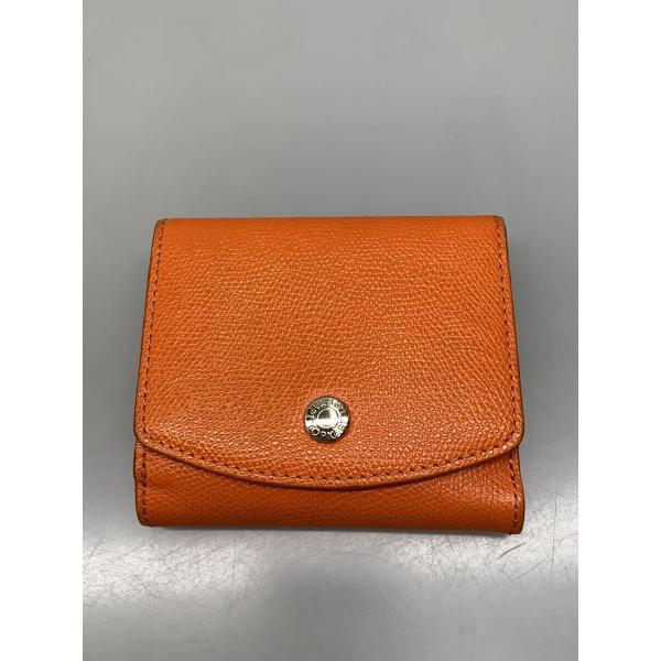 TOPKAPI◆3つ折り財布/レザー/ORN/無地/レディース