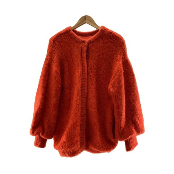 AMERI◆カーディガン(厚手)/FREE/ナイロン/ORN/01220131030