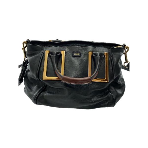 Chloe◆ショルダーバッグ/レザー/BLK/04-12-50-65/