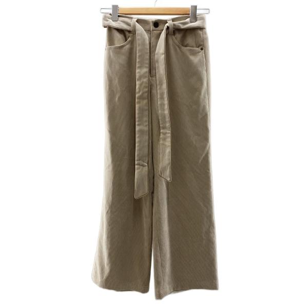 AMERI◆ボトム/M/ポリエステル/BEG/無地