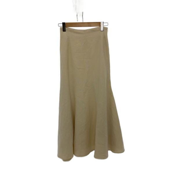 SNIDEL◆ロングスカート/24年モデル/エスカルゴナロースカート/1/ウール/IVO/SWFS2...