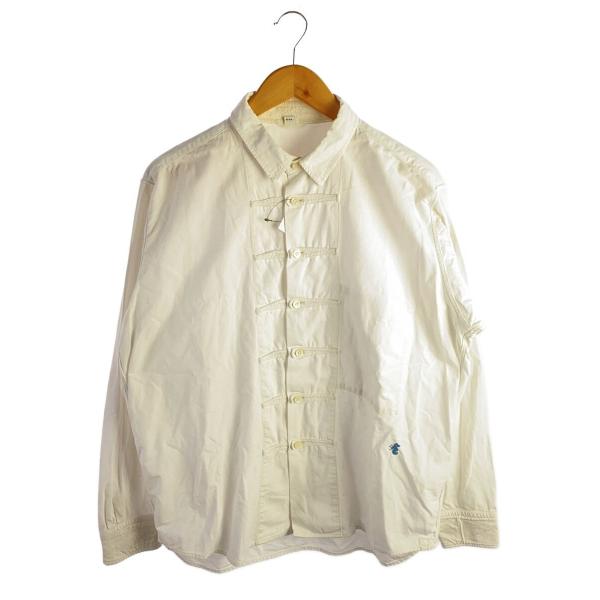 45rpm◆8ノット/長袖シャツ/--/コットン/WHT/80230061