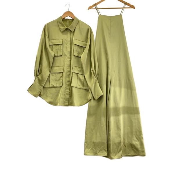 AMERI◆セットアップ/M/ポリエステル/GRN/02120530560