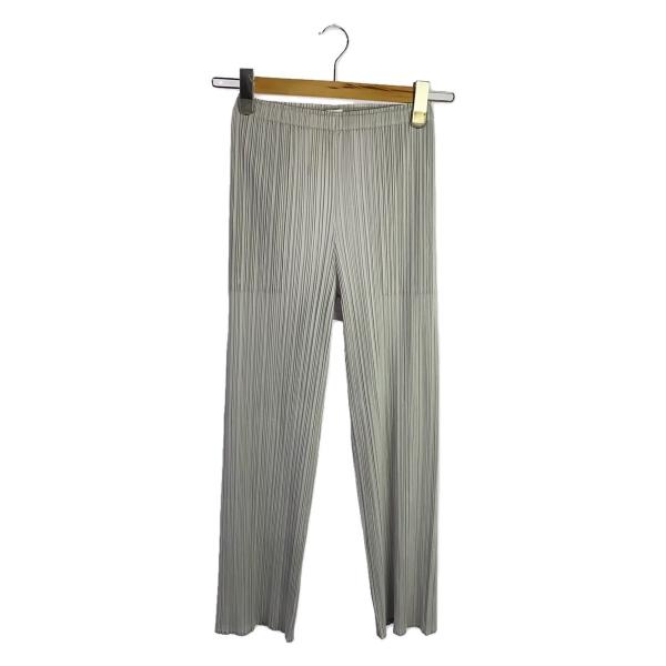 PLEATS PLEASE ISSEY MIYAKE◆BASICS/プリーツパンツ/ボトム/2/ポリ...