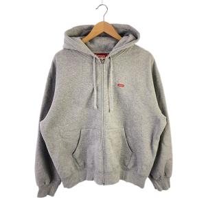 Supreme◆ジップパーカー/L/コットン/GRY/無地//
