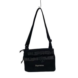 Supreme◆ショルダーバッグ/ナイロン/BLK