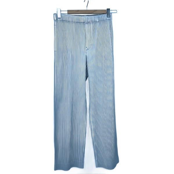 HOMME PLISSE ISSEY MIYAKE◆ボトム/1/ポリエステル/GRY/無地/hp61...