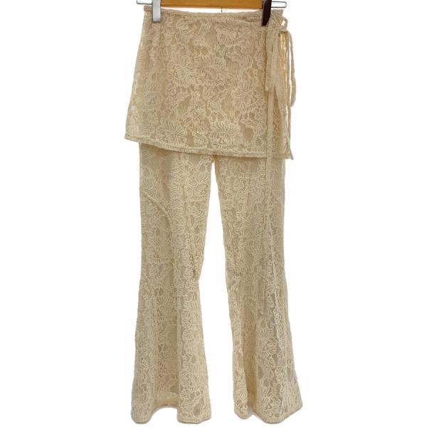 PRANK PROJECT◆Mole Lace Wrap Slim Flare Pans/ボトム/3...