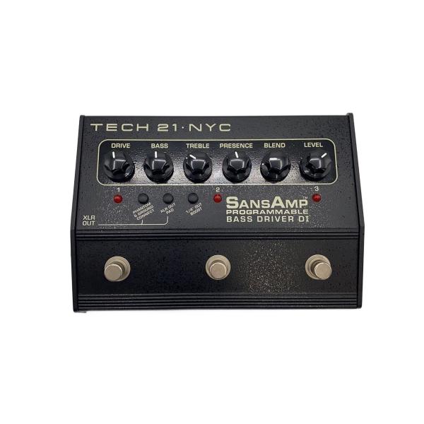 TECH21◆エフェクター SANSAMP PROGRAMMABLE BASS DRIVER DI