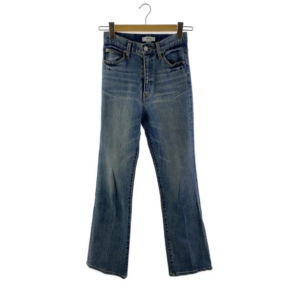 AMERI◆ブーツカットパンツ/25/コットン/インディゴ/02210860071