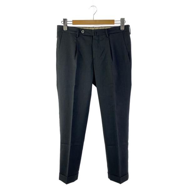 GTADESIGN◆IL PANTALONE/SLIM/1タックスラックスパンツ/48/ウール/GR...
