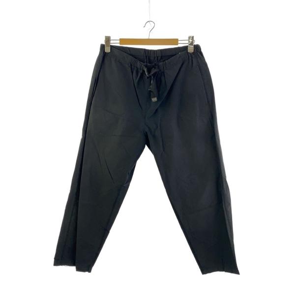 ENNOY◆21AW/RIPSTOP EASY PANTS/L/コットン/ブラック/無地/AW21B...