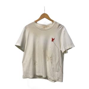 MASU◆26ss/WASTED RED ANGEL T-SHIRT/Tシャツ/48/コットン/WHT/116322124//
