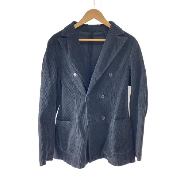 Bagutta◆テーラードジャケット/50/コットン/BLK/無地/12185