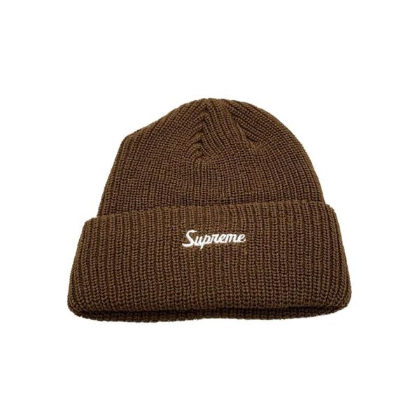 Supreme◆ニットキャップ/--/アクリル/BRW/メンズ