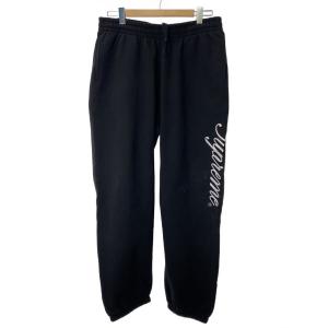 Supreme◆Raised Script Sweatpants/ボトム/XL/コットン/BLK