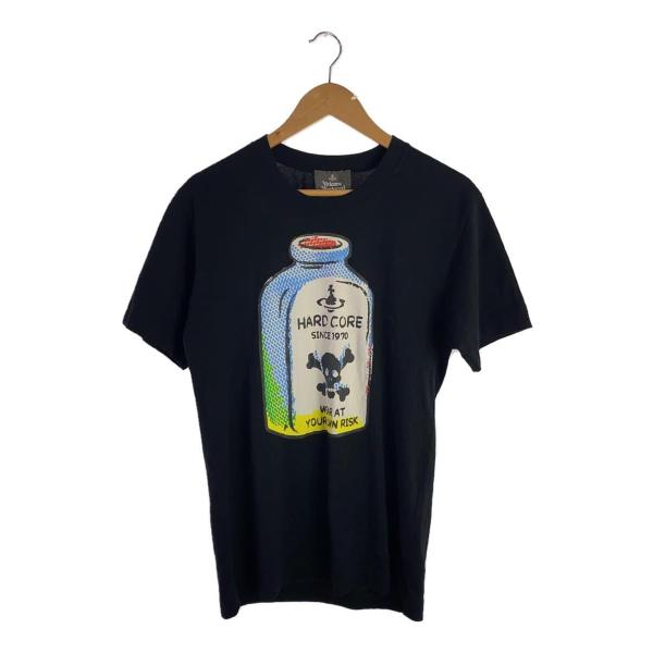 Vivienne Westwood MAN◆Tシャツ/42/コットン/BLK/VW-LP-86072...