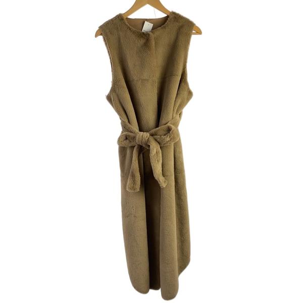 AMERI◆起毛ノースリーブコート/S/ポリエステル/CML