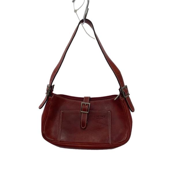 I MEDICI◆ハンドバッグ/ワンショルダーバッグ/レザー/レッド/赤/ロゴ/ミニハンドバッグ//...