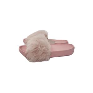 UGG australia◆サンダル/23cm/ベビーピンク/ファー/エコファー/スリッパ/軽量