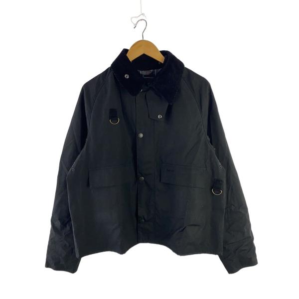 Barbour◆SPEY/スペイワックスショートジャケット/XL/--/BLK/無地/242MWX1...