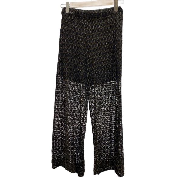 AMERI◆ストレートパンツ/M/ナイロン/マルチカラー/花柄