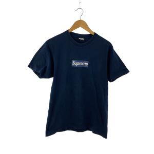 Supreme◆Tシャツ/M/コットン/NVY//BOX