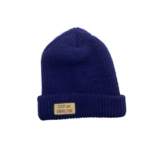 STUSSY◆ニットキャップ/--/アクリル/NVY/メンズ