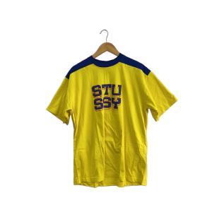 STUSSY◆Tシャツ/M/コットン/YLW//