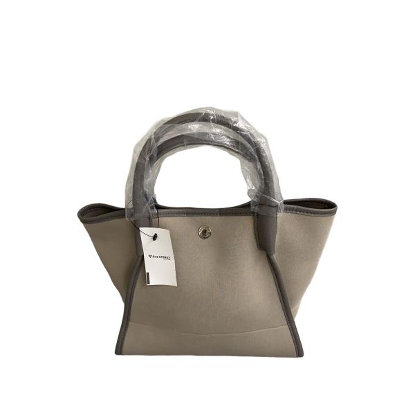 TREASURE TOPKAPI◆ハンドバッグ/ポリエステル/グレー/無地/502-06-60005...