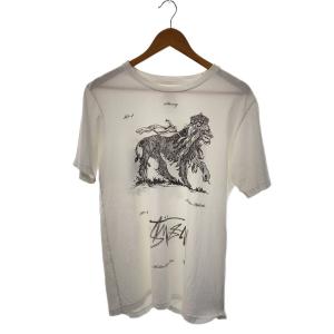 STUSSY◆Tシャツ/M/コットン/ホワイト//