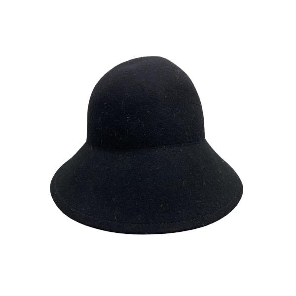 AMERI◆ハット/FREE/ウール/BLK/無地/レディース/02221560010