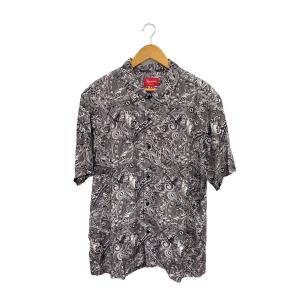 Supreme◆23ss Dollar S/S shirt/半袖シャツ/XL/レーヨン/GRY/総柄
