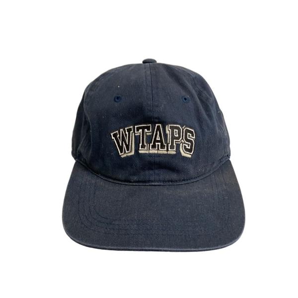 WTAPS◆キャップ/--/コットン/NVY/メンズ/201HCDT-HT08