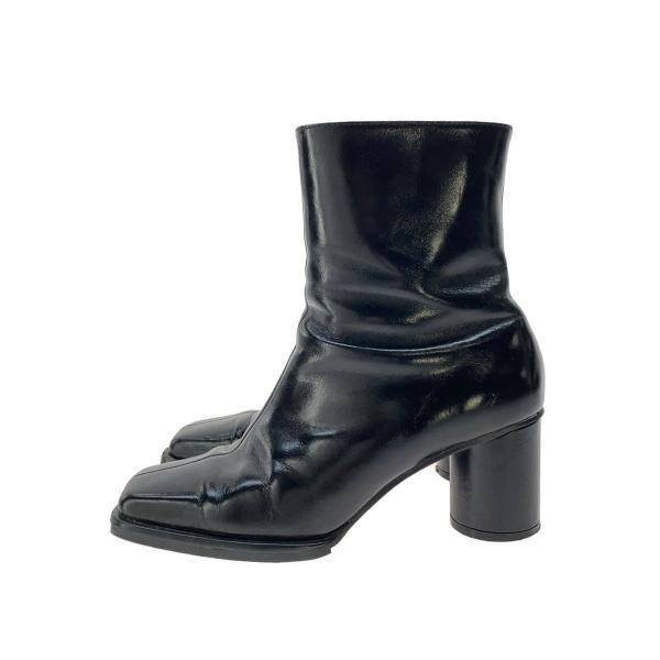 AMERI◆レースアップブーツ/M/BLK