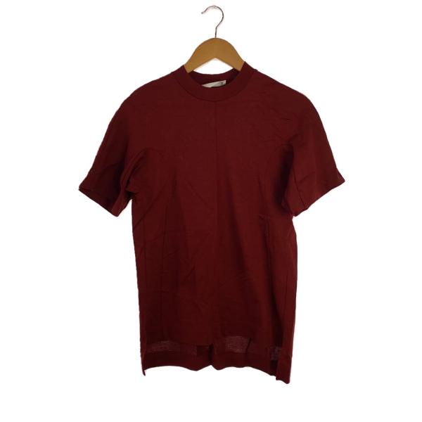 mame kurogouchi◆半袖カットソー/1/コットン/ボルドー/MM22PF-JS738