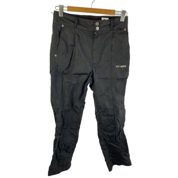 TTT_MSW◆ボトム/M/ナイロン/ブラック/TTT-2024SS-PT05
