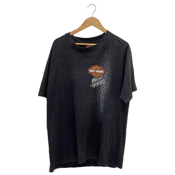 HARLEY DAVIDSON◆USA製/シングルステッチ/50TH/BEEFYボディ/Tシャツ/X...