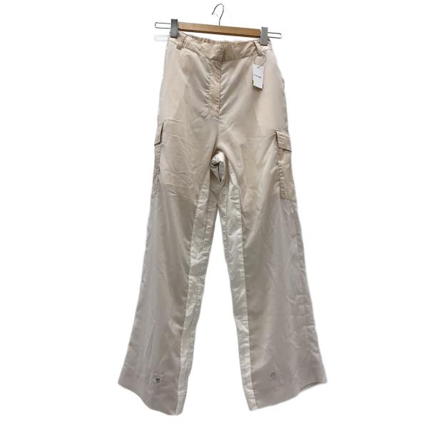 AMERI◆23SS/ボトム/S/ポリエステル/BEG/無地/02310861210